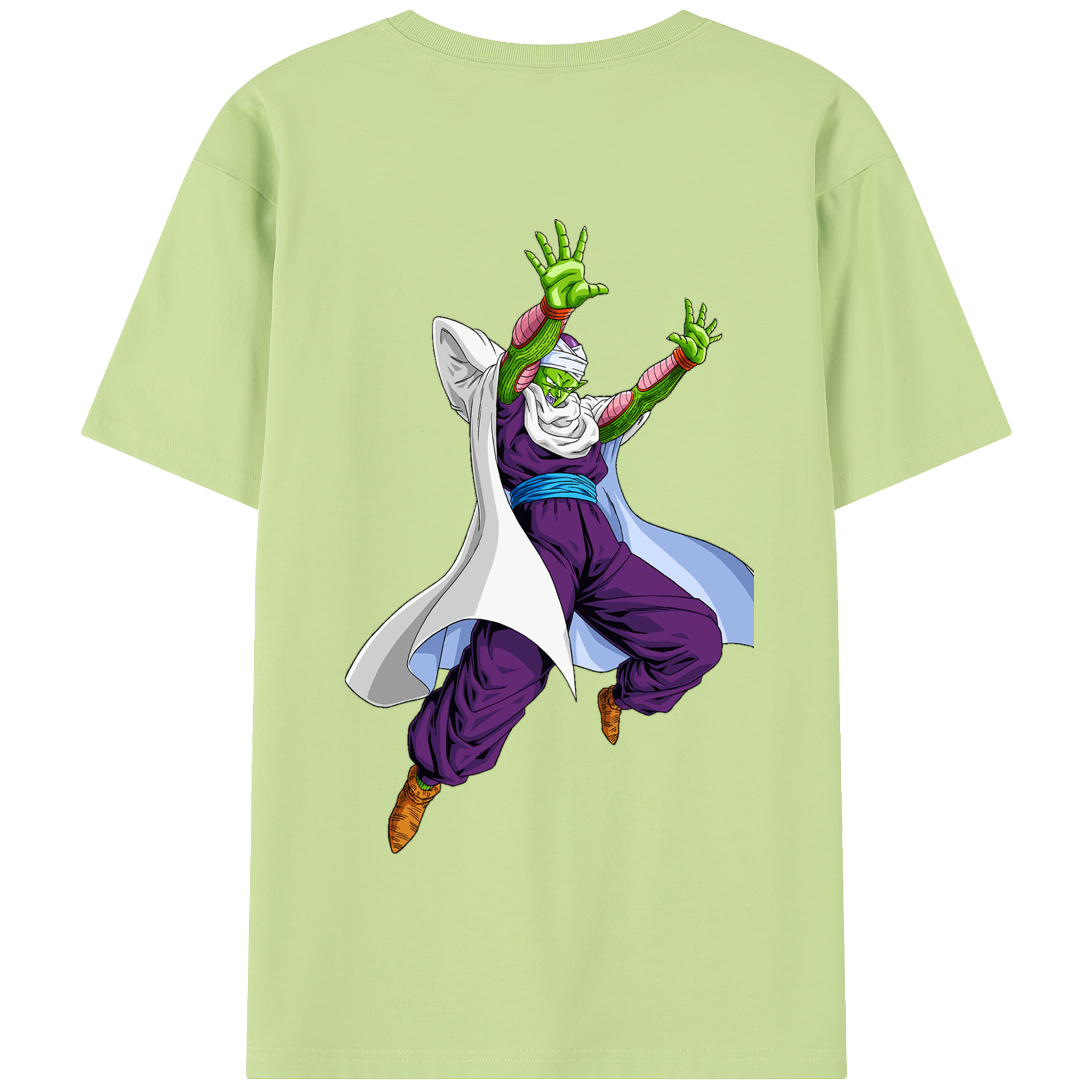 （画像用） ドラゴンボール ピッコロ DRAGON BALL Piccolo 綿100％半袖Tシャツ（背面プリント）
